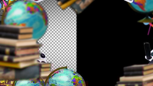 School Frame And Transitions