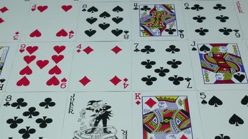 Karten für Poker im Casino