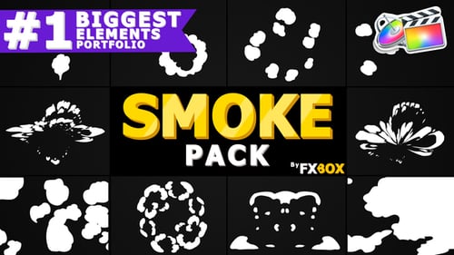 Animated Smoke Elements and Fluid Transitions Pack
