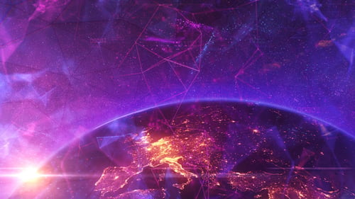 Digitaler Erd-Hintergrund