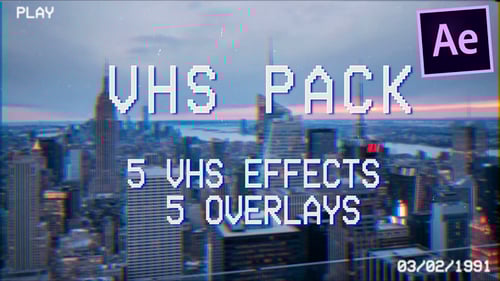 VHS Pack: effects, overlays v.2