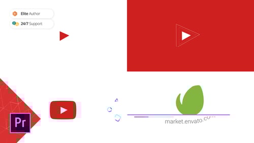 Logotipo limpo do Youtube | Modelo Premiere Pro
