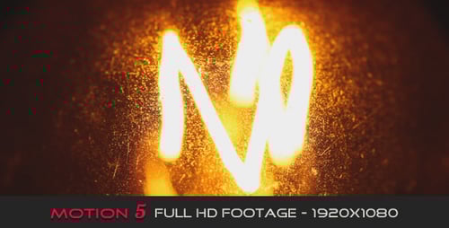 Abstract Light Forms on Dark Background