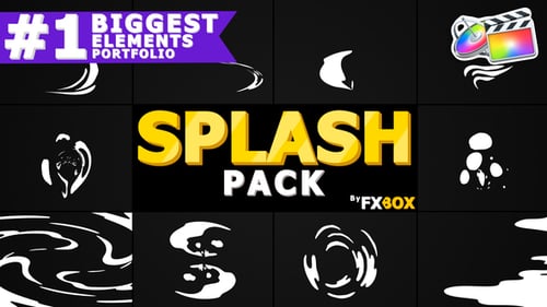 Hand-Drawn Animated Liquid Splash Effects Pack