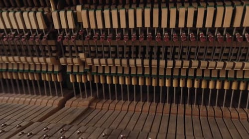 Inside Look at Piano Hammers and Dampers