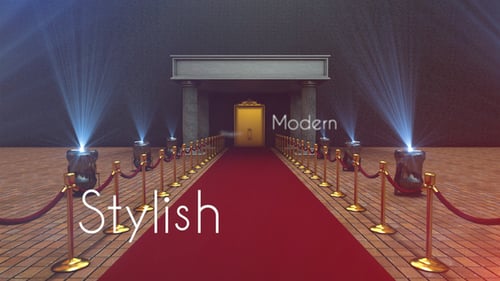 Elegant Red Carpet Awards Logo Reveal