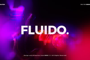 Particles Titles 4K - Fluido