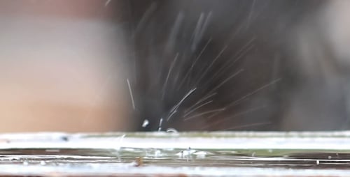 Raindrops Falling On The Board