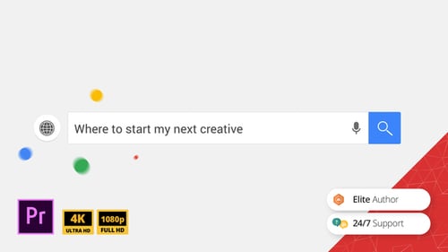 Web Search Logo Reveal | Premiere Pro Template