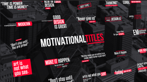 Títulos motivacionales | FCPX y Apple Motion