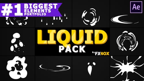 Liquid And Splash Elements | After Effects