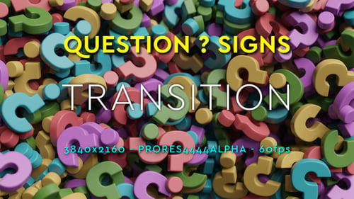 Questions Transition Colorées | UHD | 60 images/s