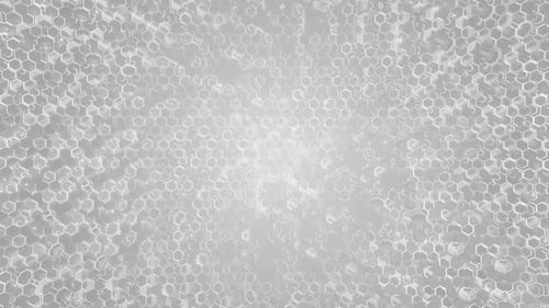 Hexagons Hi-Tech weißer Hintergrund