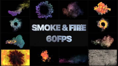 Smoke And Fire VFX Simulation | Premiere Pro MOGRT