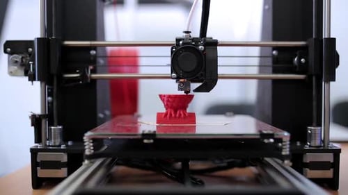 3D Printer Creates Object With Precise Movements