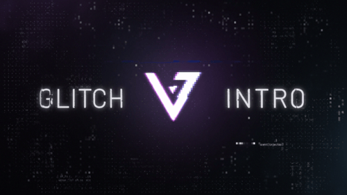 Glitch Logo Reveal