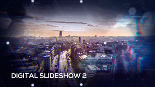 Dynamic Hexagonal Digital Slideshow Opener