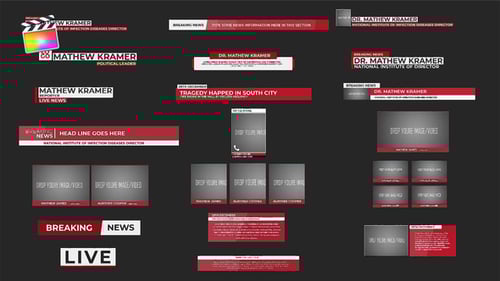 Nachrichten Minimal Unterer Drittel