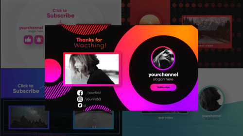 Youtube Stylish Endscreens