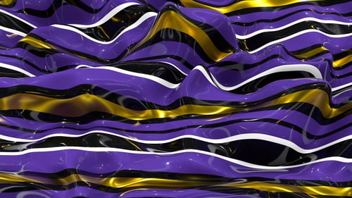 Purple Golden Stripes 78