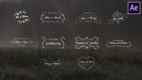 Wedding Titles | After Effects