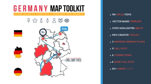 Kit de herramientas de mapas de Alemania
