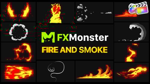 Elementos de fuego y humo | FCPX