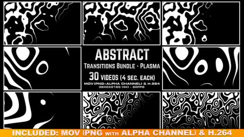 Abstract Transitions Bundle - Plasma 4K