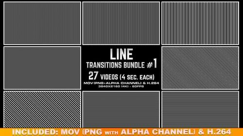 Line Transitions Bundle 1 - 4K