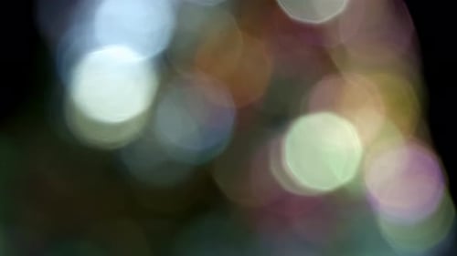 Abstract Bokeh Background of Colorful Lights