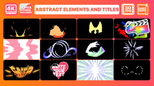 Elementos abstractos y títulos | FCPX