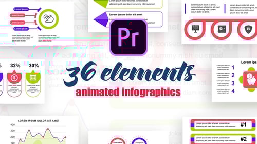 Infographies statistiques Vol.5 pour Premiere Pro