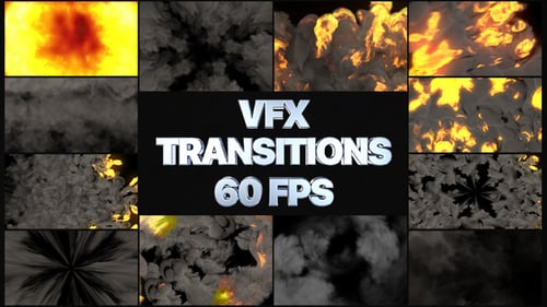 Dynamic Smoke Fire Particle VFX Transitions Pack