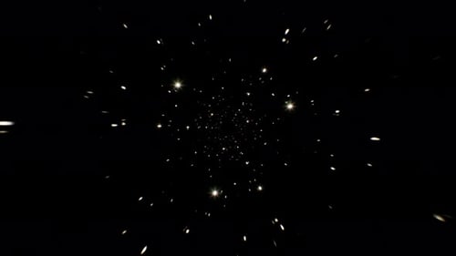 Kleiner glitzernder Rotationshintergrund 4K Loop