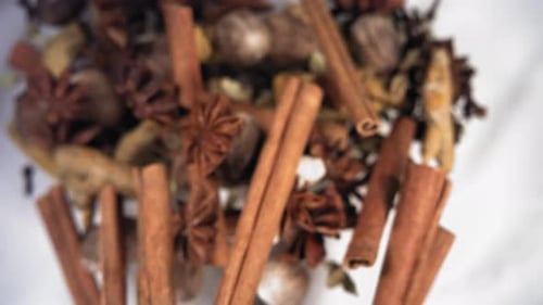Super Slow Motion of Flying Spices