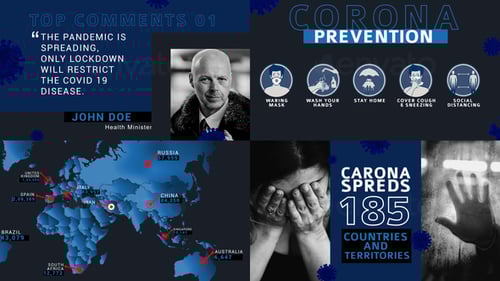 COVID-19 Pandemic Explainer: Informative Motion Graphics Report