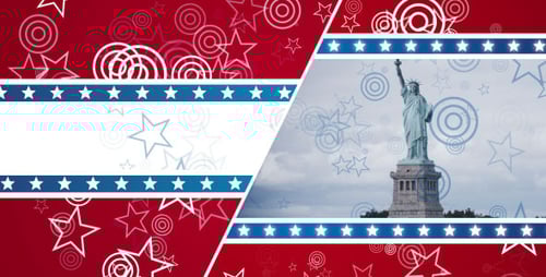 Patriotic Stars - Background & Overlay Set