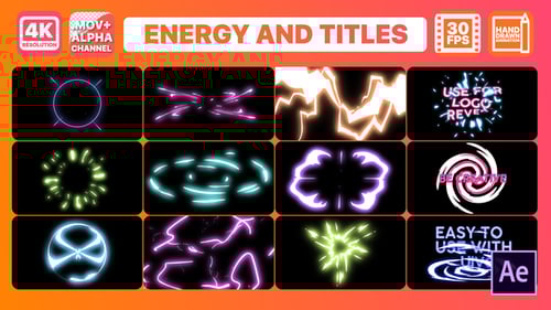 Energy And Titles | After Effects