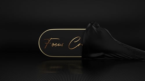 Dark Gold Logo Reveal 4K