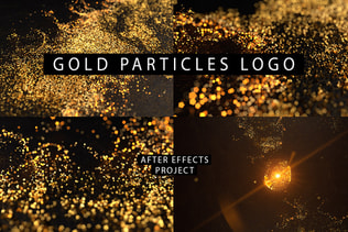 Gold Particles Logo
