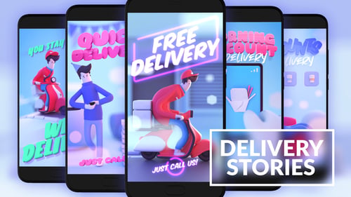 Food Delivery Instagram Stories