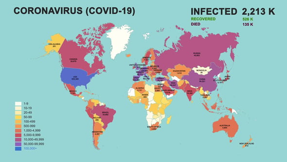 Infection map, Infographics ft. global map & map - Envato