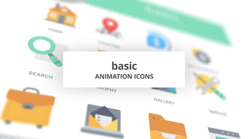 Basic - Animation Icons (MOGRT), Elements ft. animated & bodymovin - Envato