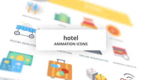 Hotel - Animation Icons
