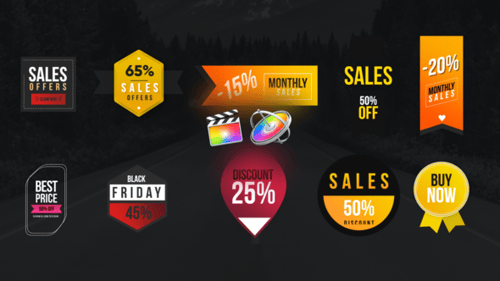 Trendy Sales Badges- Final Cut Pro