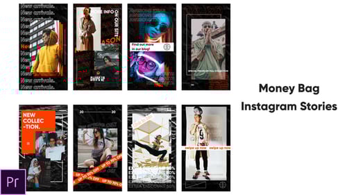 Modern Grunge Fashion Sale Instagram Stories Pack