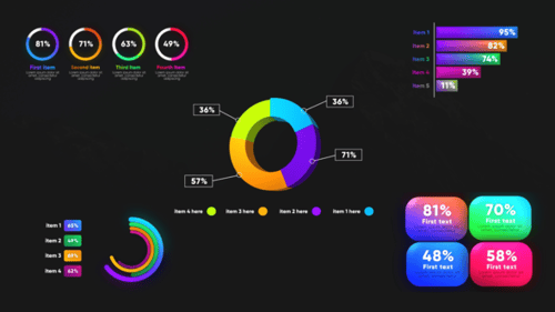 Infographic Graphs Toolkits