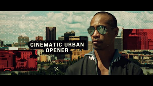 Dynamic Urban Glitch Opener for Action and City Projects