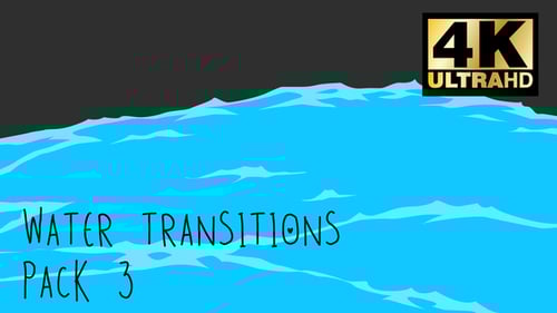 Fluid Water Splash Cartoon Transitions Pack