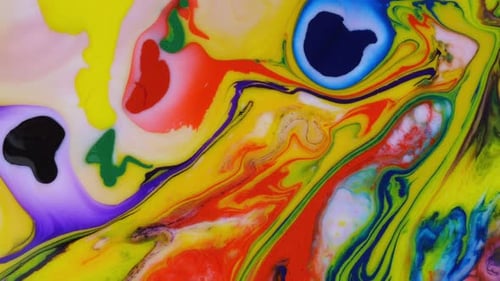 Multicolored Acrylic Paint
